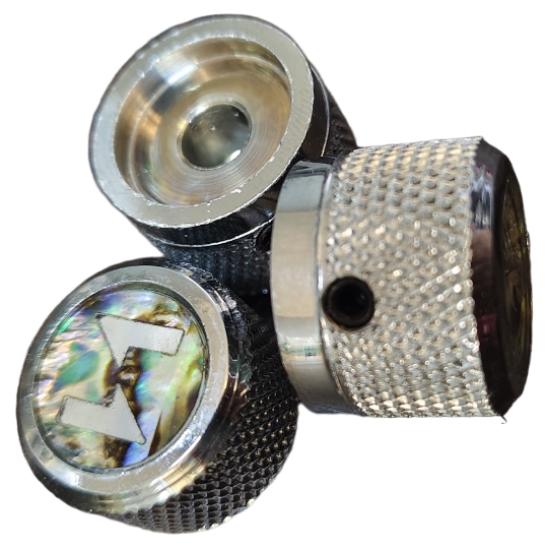 Silver Metal Potency Knob
